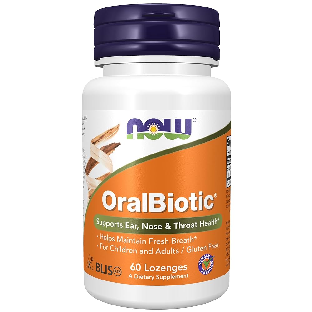 You are currently viewing Boost Your Oral Health with NOW OralBiotic: Strain Verified Lozenges