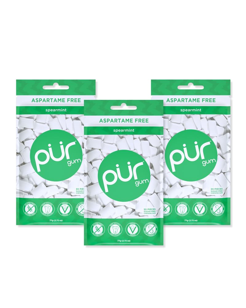 You are currently viewing Discover the Refreshing and Healthy Delight of PUR Gum – Sugar Free Xylitol Chewing Gum with Natural Spearmint Flavor – 55 Pieces!